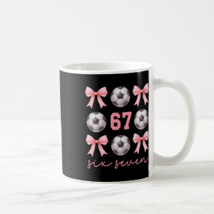 Caneca De Café 67 Meme Mãe de Futebol Irmã Coquete Arcos Rosa Men