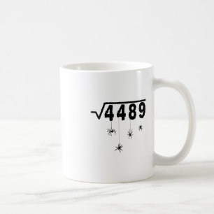 Caneca De Café 67 Meme Professor de Matemática 6 7 Halloween Aran