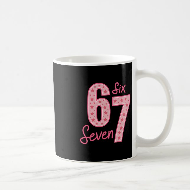 Caneca De Café 67 Meme Seis Sete 1  (Direita)