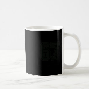 Caneca De Café 67 Meme Seis Sete 6 7 Design de Meme 6 7 