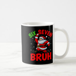 Caneca De Café 67 Meme Seis Sete Bruh Papai Noel Beisebol Diverti