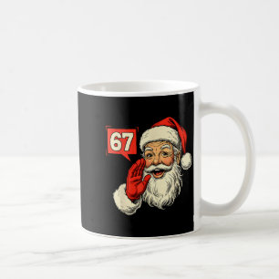 Caneca De Café 67 Meme Seis Sete Papai Noel Natal Divertido Gen Z