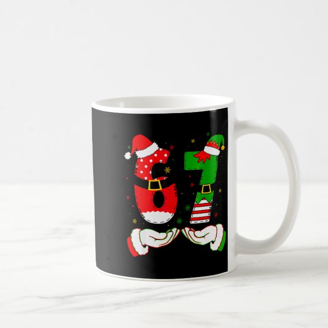 Caneca De Café 67 Meme Six Seven Christmas Shirt Kids Women Men B (Direita)