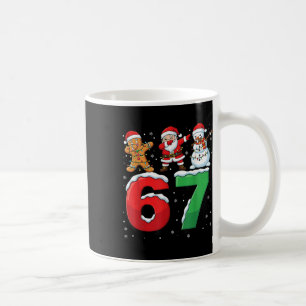 Caneca De Café 67 Meme Six Seven Santa Dabbing 6 7 Natal Divertid