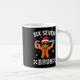 Caneca De Café 67 Natal 6 7 Meme Homem de Biscoito Xmas Pijamas