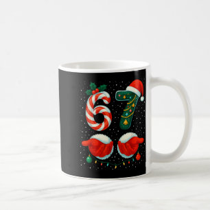 Caneca De Café 67 Natal 6 7 Meme Pijamas Feriado Gen Alpha Sl