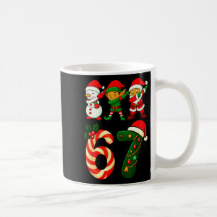 Caneca De Café 67 Natal Dabbing Papai Noel Elfo Boneco de Neve Di