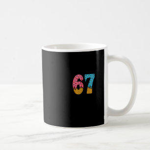 Caneca De Café 67 Number Six Seven Alpha Gíria Sorvete Gotejament