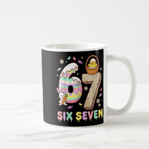Caneca De Café 67 Páscoa Seis Sete Coelho Frango Páscoa Ovo Engra