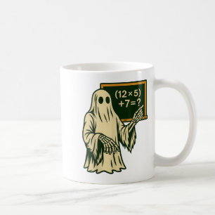 Caneca De Café 67 Professor Fantasma de Halloween Seis Sete Meme