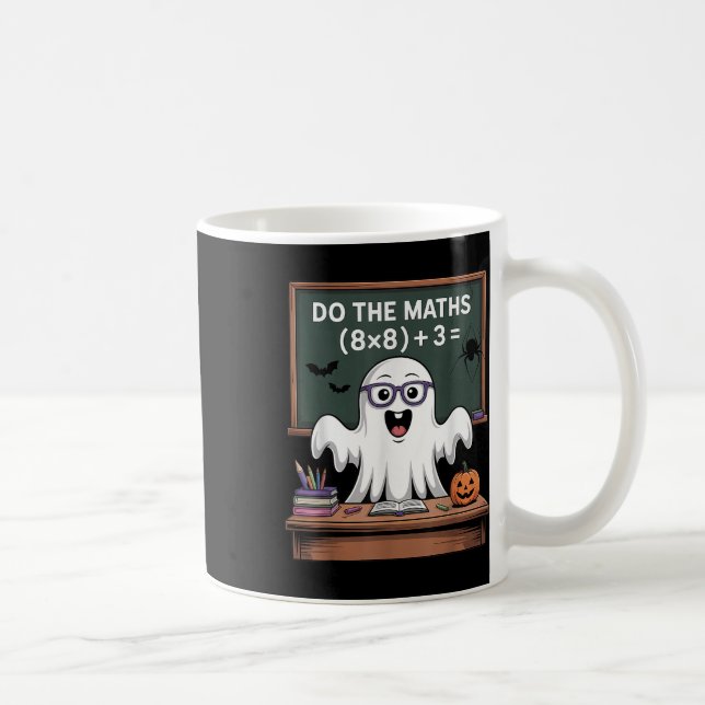 Caneca De Café 67 Professor Fantasma de Halloween Seis Sete Meme  (Direita)