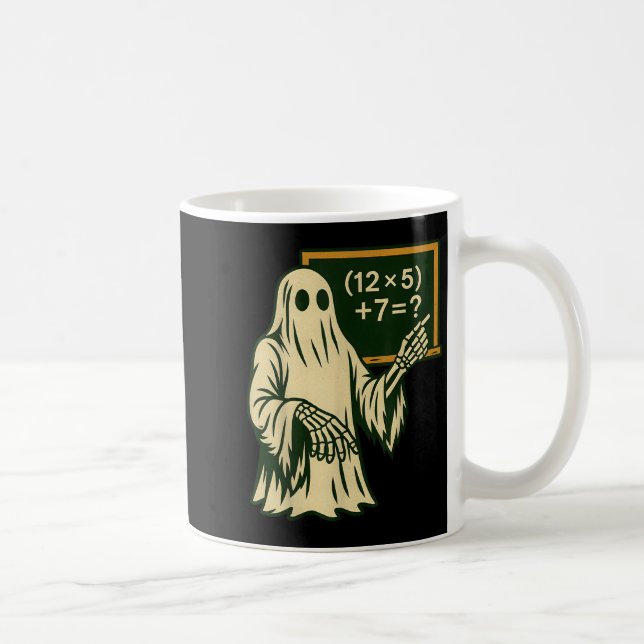 Caneca De Café 67 Professor Fantasma de Halloween Six Seven Meme  (Direita)