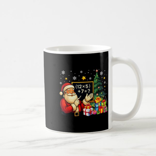 Caneca De Café 67 Professor Papai Noel Natal Seis Sete Meme Brain (Direita)
