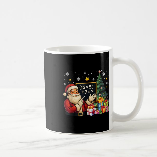Caneca De Café 67 Professor Papai Noel Natal Seis Sete Meme Brain (Direita)