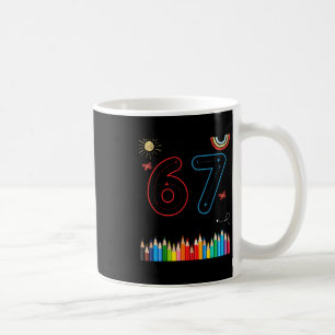 Caneca De Café 67 Rastreadores de Meme Engraçado Professores da E