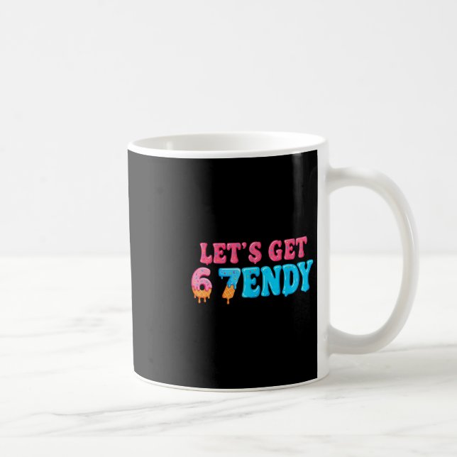 Caneca De Café 67 Seis Sendy 6 7endy Vamos Get Sendy 67 Meme (Direita)