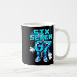 Caneca De Café 67 Seis Sete 6-7 Piada Italiana Meme Kids Brainrot