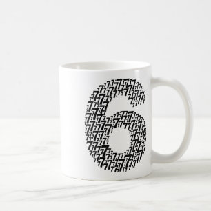 Caneca De Café 67 Seis Sete Design Legal Combinando 6 E 7 Engraça