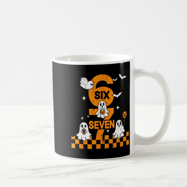 Caneca De Café 67 Seis Sete Meme 6 7 Casal Combinando Roupas de H (Direita)