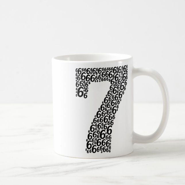 Caneca De Café 67 Sessenta e Sete Design de Fantasia de Halloween (Direita)
