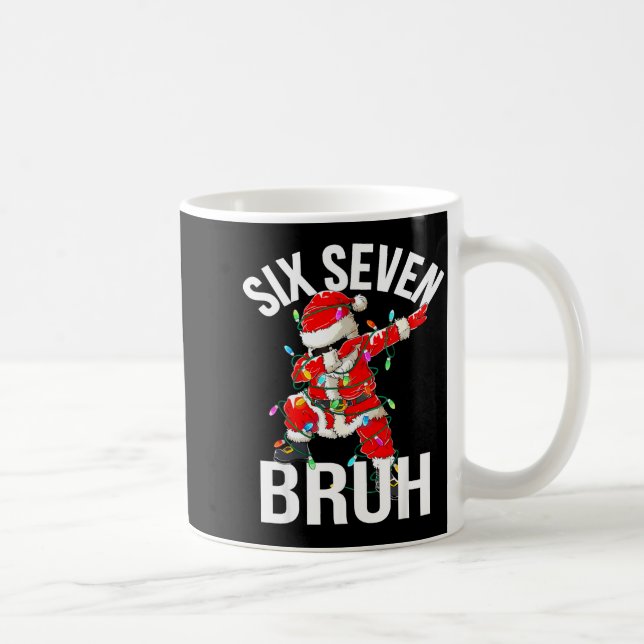 Caneca De Café 67 Six Seven Bruh Funny Christmas 6 7 Meme Boys Gi (Direita)