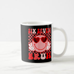 Caneca De Café 67 Six Seven Bruh Valentim Divertido 6 7 Meme Cria