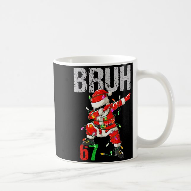 Caneca De Café 67 Six Seven Burh Funny Christmas 6 7 Meme Men Wom (Direita)