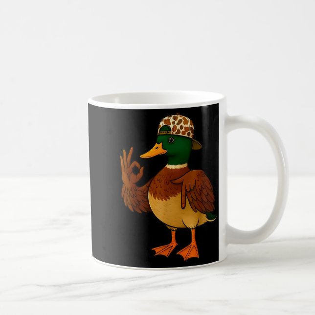 Caneca De Café 67 Six Seven Meme Mallard Duck Hunting Season Boy  (Direita)
