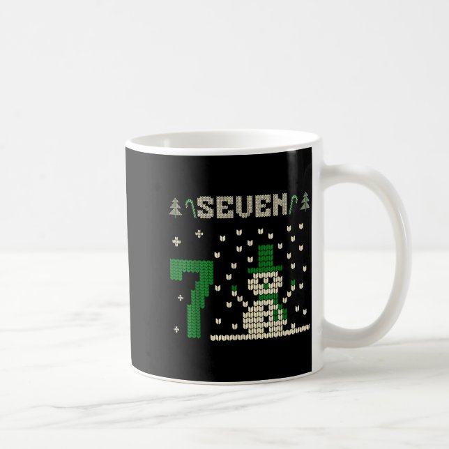 Caneca De Café 67 Six Seven Meme Snowman Christmas Couple Matchin (Direita)