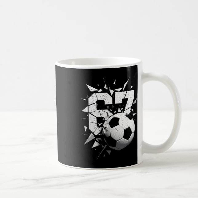 Caneca De Café 67 Six Seven Soccer Gen Alpha Brainrot Meme  (Direita)