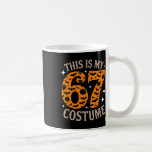 Caneca De Café 67 Sixty Seven Fantasia de Halloween Engraçado 6 7