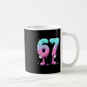 Caneca De Café 67 Sorvete Drip (ck) Seis Sete Meme Para Geração A