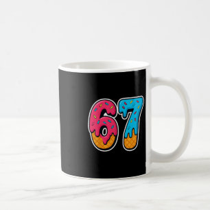 Caneca De Café 67 Sorvete Drip Divertido Seis Sete Meme Gen Alpha