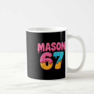 Caneca De Café 67 Sorvete Drip Meme Engraçado Seis Sete Geração A