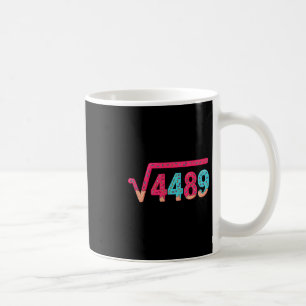 Caneca De Café 67 Sorvete Drip Meme Raiz Quadrada 4489 Gíria Mate