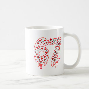 Caneca De Café 67 Sorvete Drip Meme Seis Sete Geração Alpha Valen
