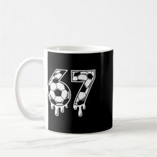 Caneca De Café 67 Sorvete Escorrendo Gen Alpha Seis Sete Meme 