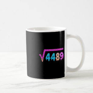 Caneca De Café 67 Sorvete Gotejamento Meme Raiz Quadrada 4489 Gír
