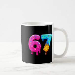 Caneca De Café 67 Sorvete Meme Drip Engraçado Seis Sete Geração A