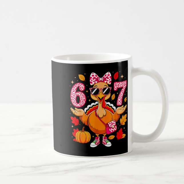 Caneca De Café 67 Thanksgiving Funny Turkey Thanksgiving 67 Turke (Direita)