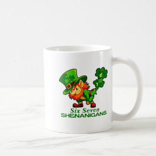 Caneca De Café 67 Travessuras Divertidas Seis Sete 6 7 Meme St. P
