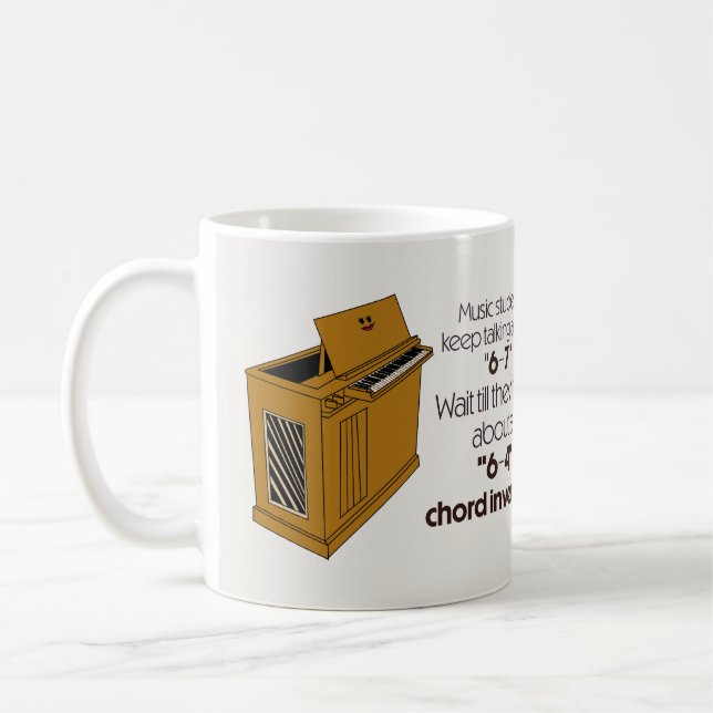 Caneca De Café 6-4 Chord Inversion SPECIAL Off-White (Esquerda)