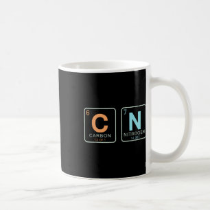 Caneca De Café 6 7 Brainrot 67 Meme Ciência Tabela Periódica Vint
