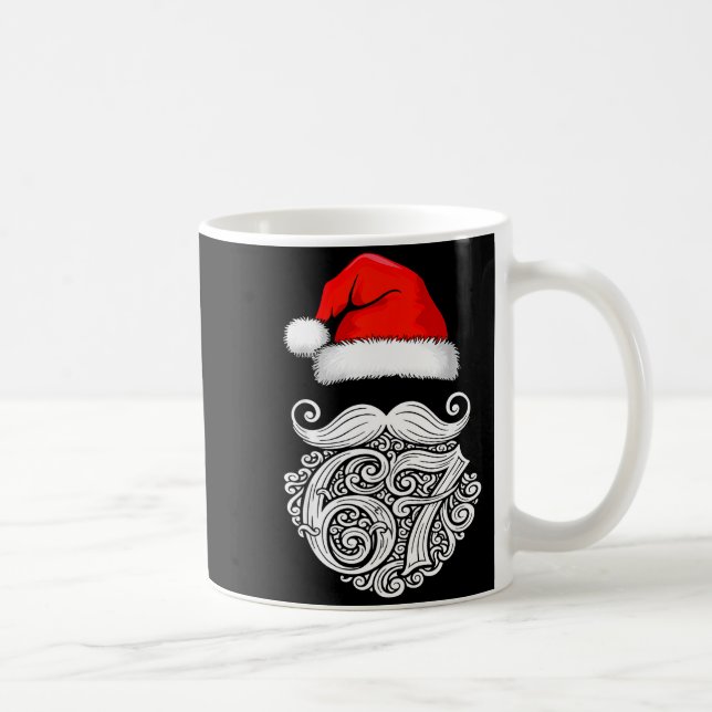 Caneca De Café 6 7 Christmas 67 Santa Six Seven Christmas Boys Te (Direita)