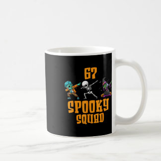 Caneca De Café 6 7 Dia das Bruxas 67 Meme Seis Sete 6 7 Equipe As