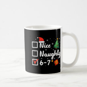 Caneca De Café 6-7 Meme Legal Travesso 67 Natal Divertido 