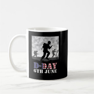 Caneca De Café 6 de junho de 1944 no Dia 75 da Segunda Guerra Mun