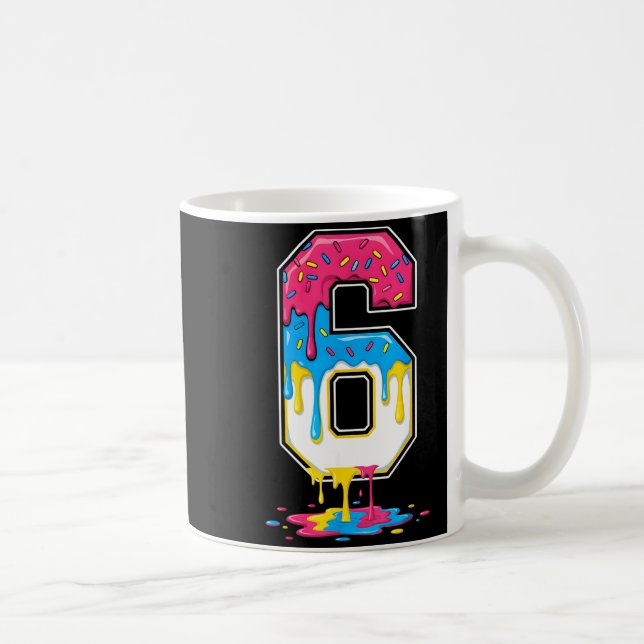 Caneca De Café 6 Number Seven Team Srts Ice Cream Drip Matching V (Direita)