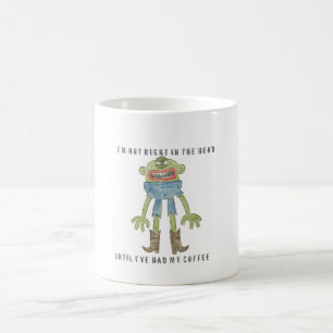 CANECA de CAFÉ 6D NAO DIREITA [BRANCA]