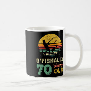 Caneca De Café 70 Anos Vovô Fish 70 Aniversário Fi